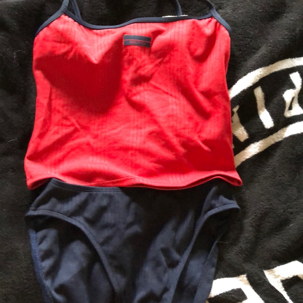 Bathing suit two piece-High waist
